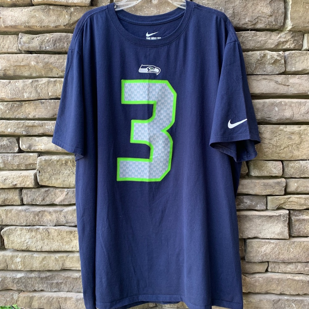 Russel Wilson Seahawks Nike Tee 2XL